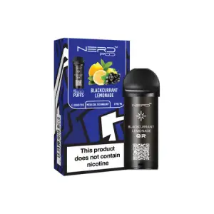 Nerd Pod Prefilled Pod  - Blackcurrant Lemonade - Zero Nicotine (3500 Puffs)